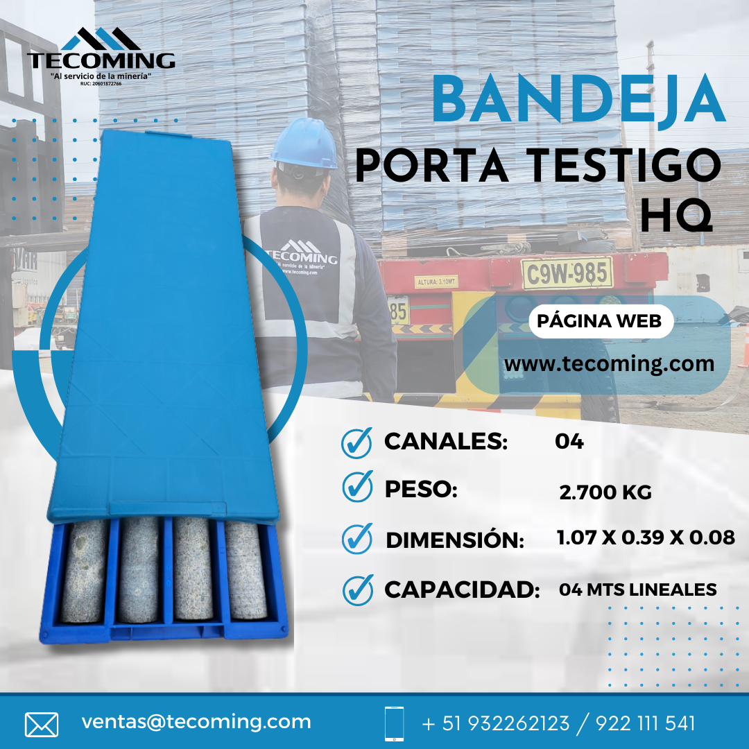 BANDEJAS MODELO BQ-NQ-HQ-PQ TECOMING AREQUIPA